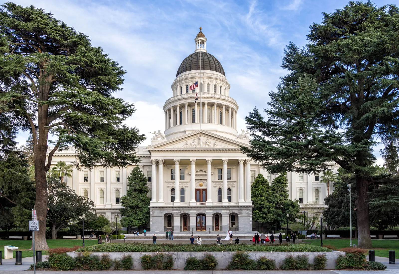 The California State Capitol in Sacramento.
