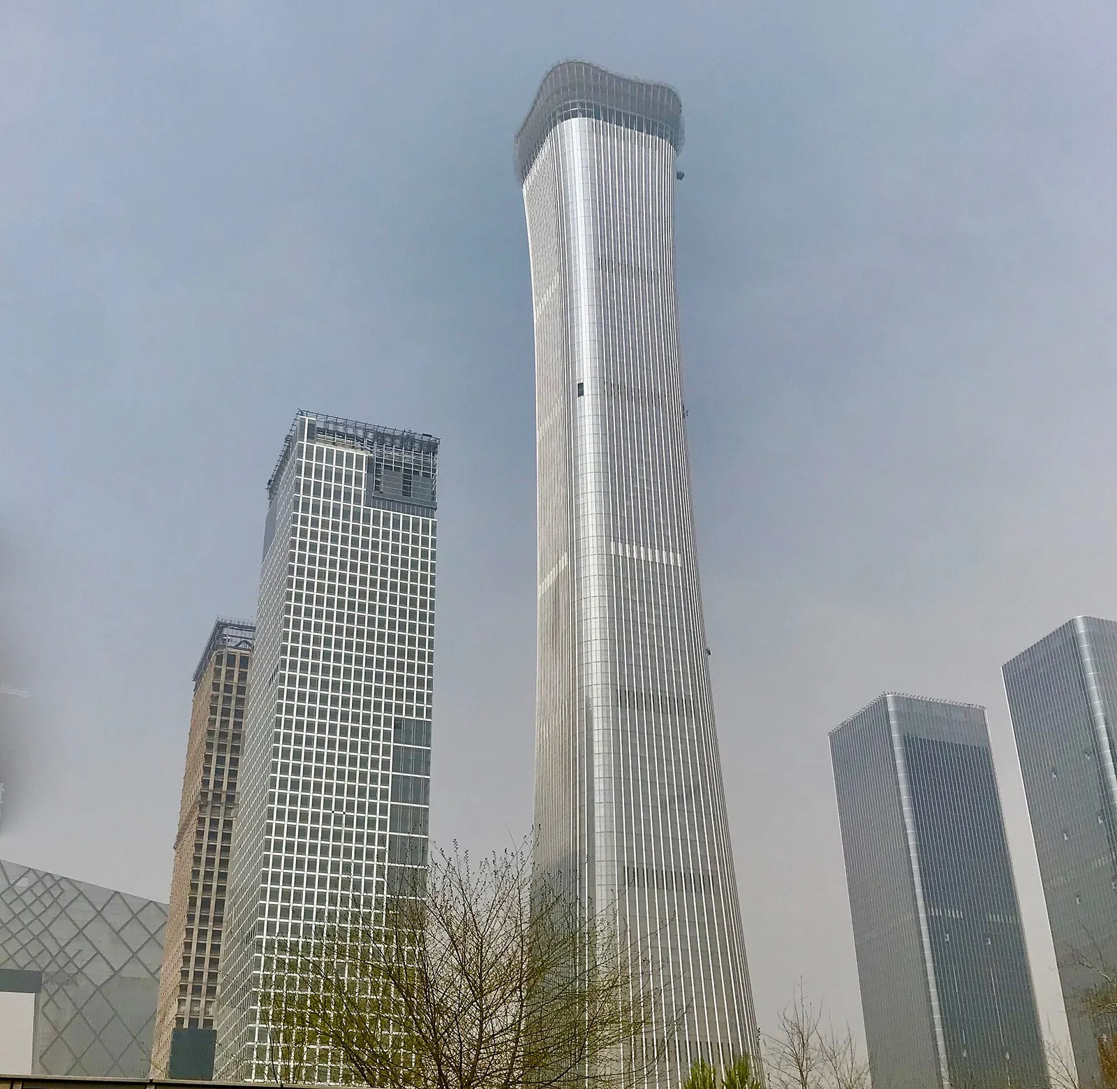 CITIC Tower, also known as China Zun, in Beijing's central business district
