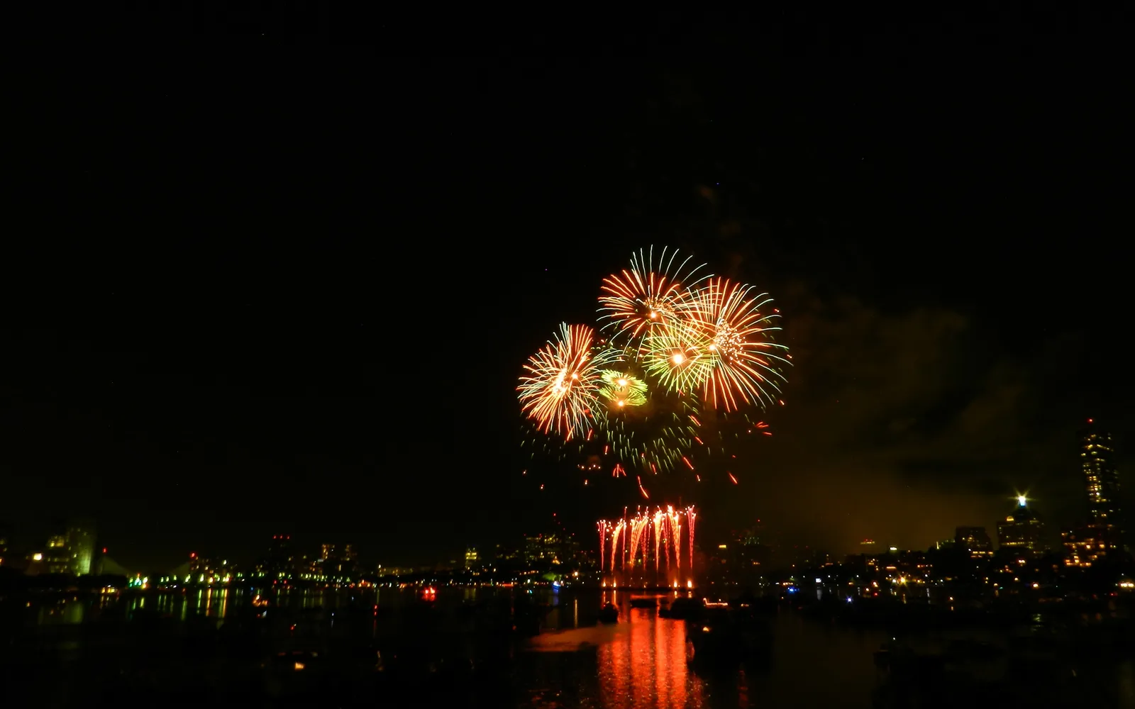 Fourth of July fireworks.
