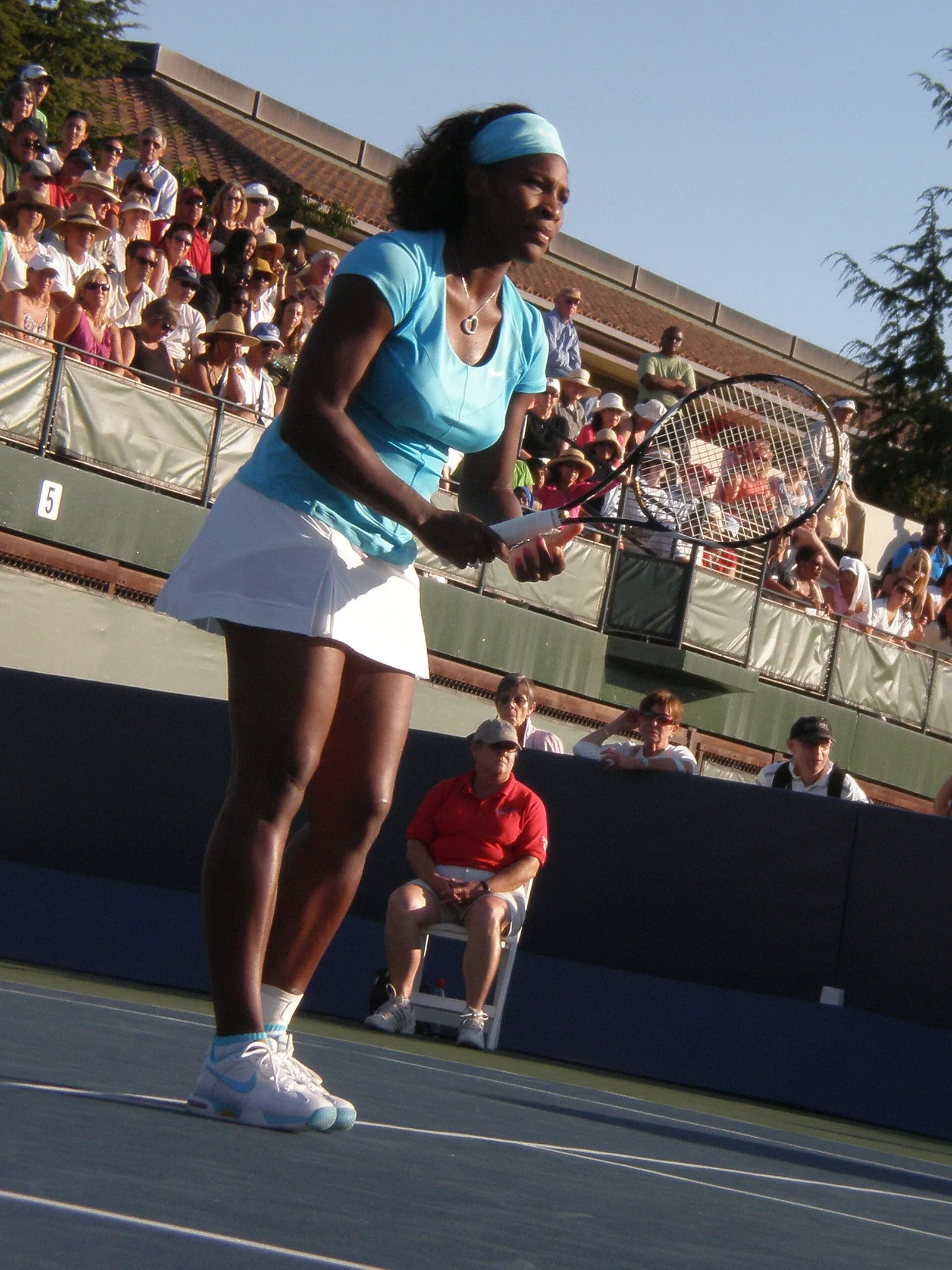 Serena Williams during a match.