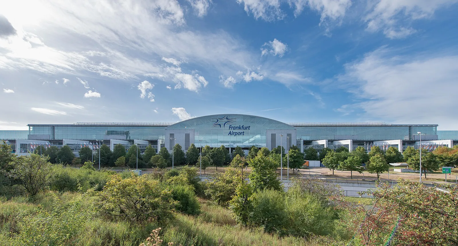 A terminal at Frankfurt Airport, a major Schengen entry point
