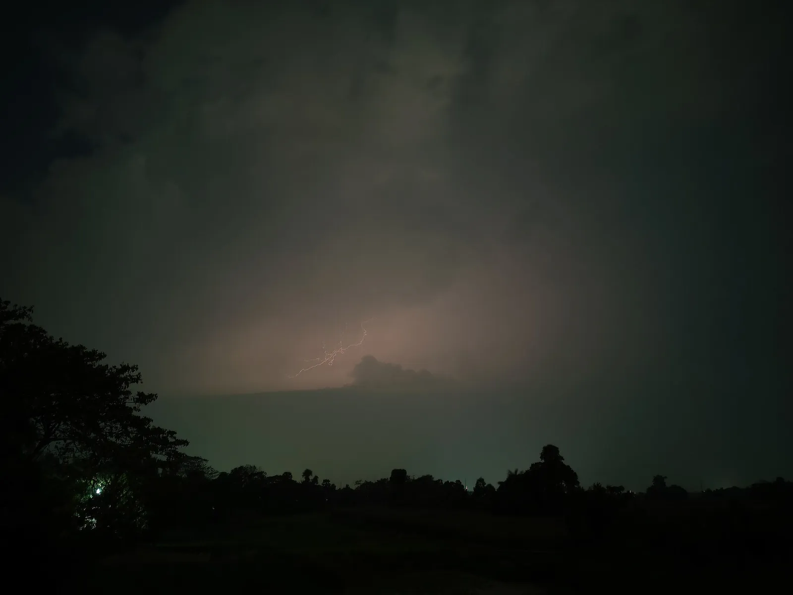 Lightning from a thunderstorm (file photo).