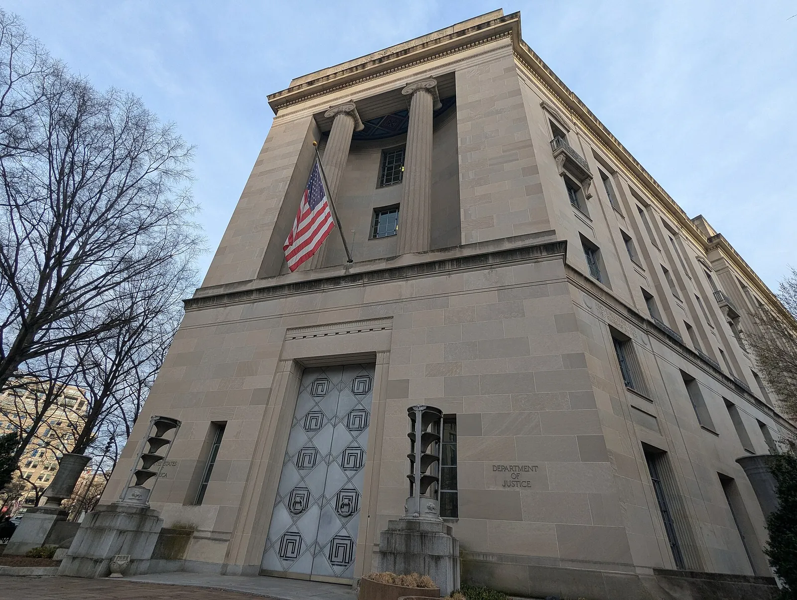 The Robert F. Kennedy Department of Justice Building in Washington.