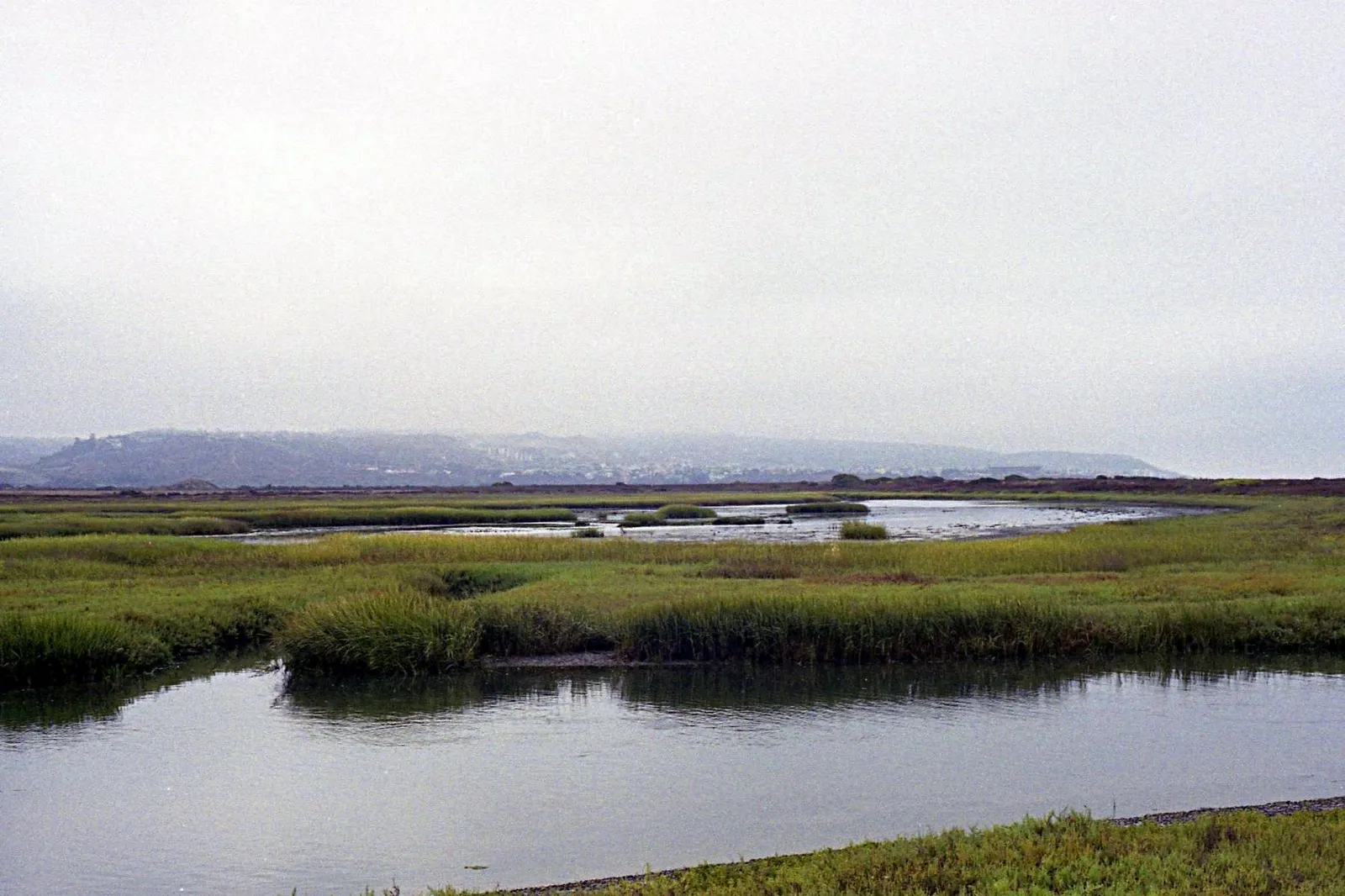 The Tijuana River estuary near the U.S.-Mexico border