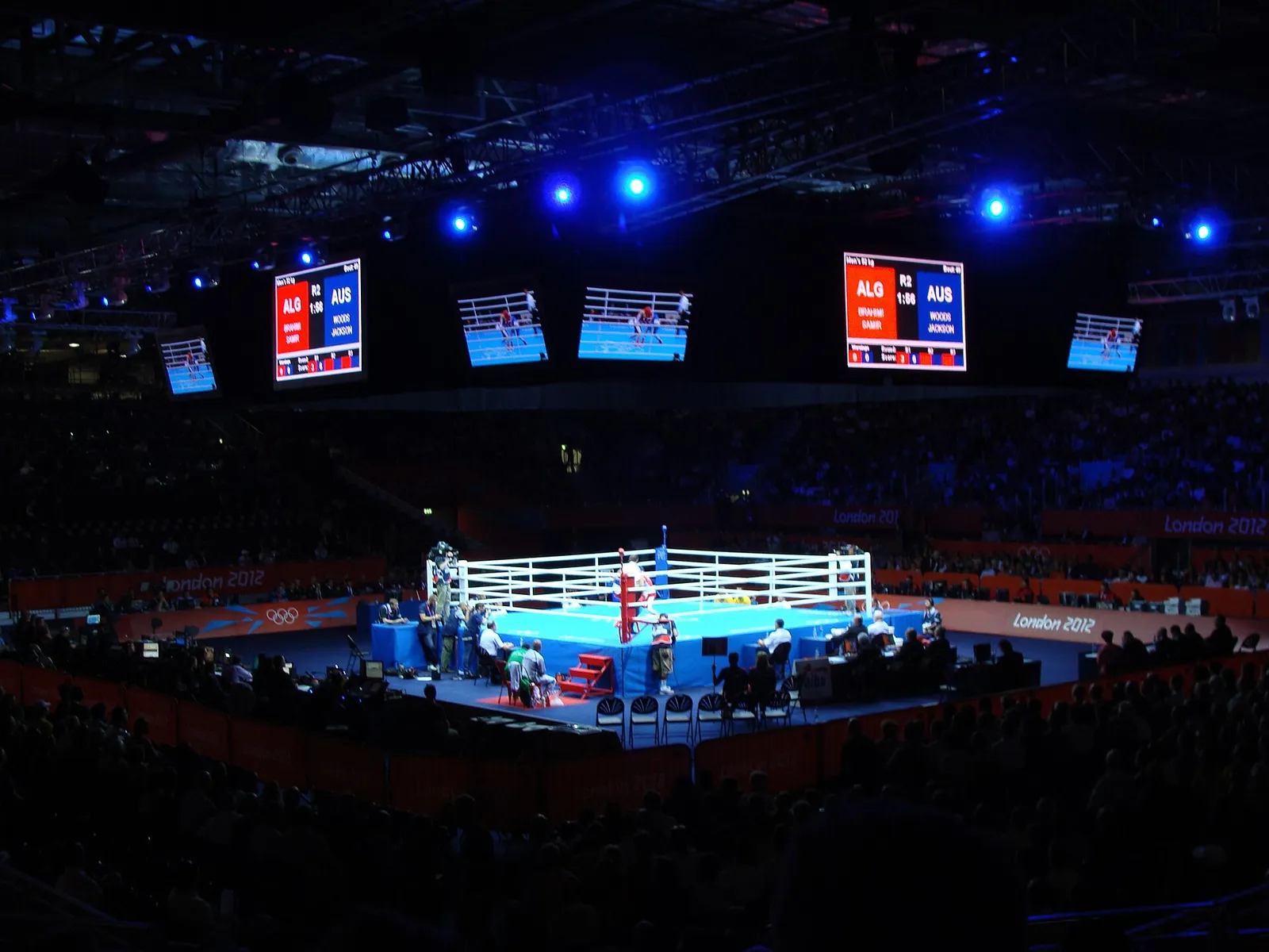 A boxing match (file photo).