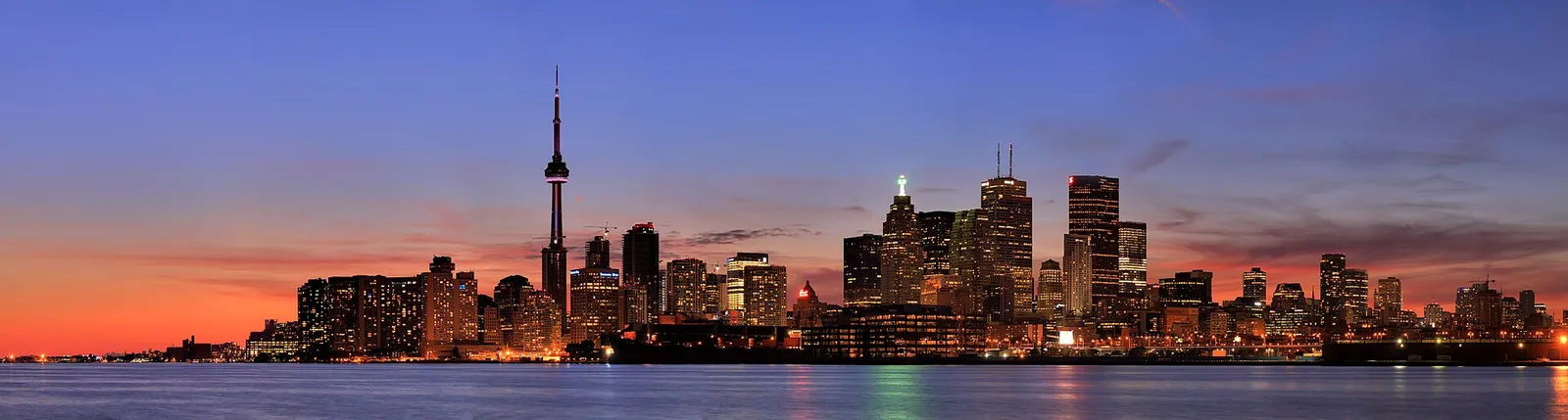 The Toronto skyline.