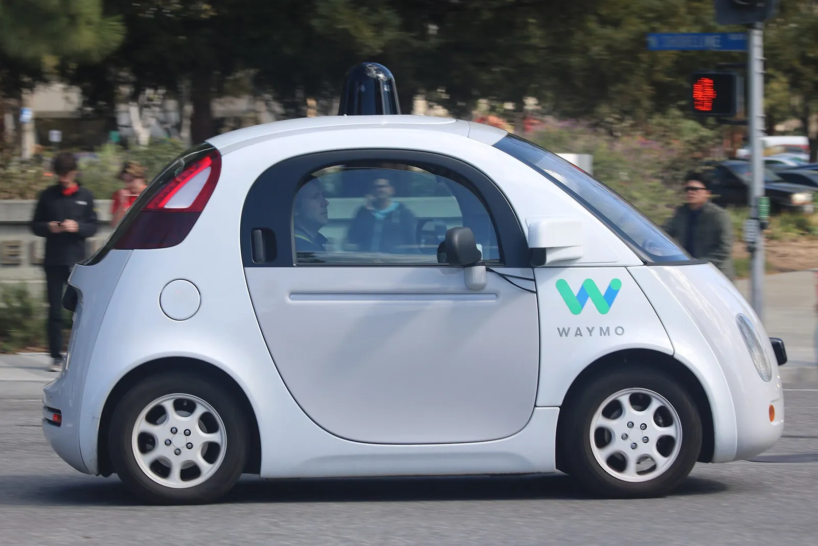 A Waymo self-driving car