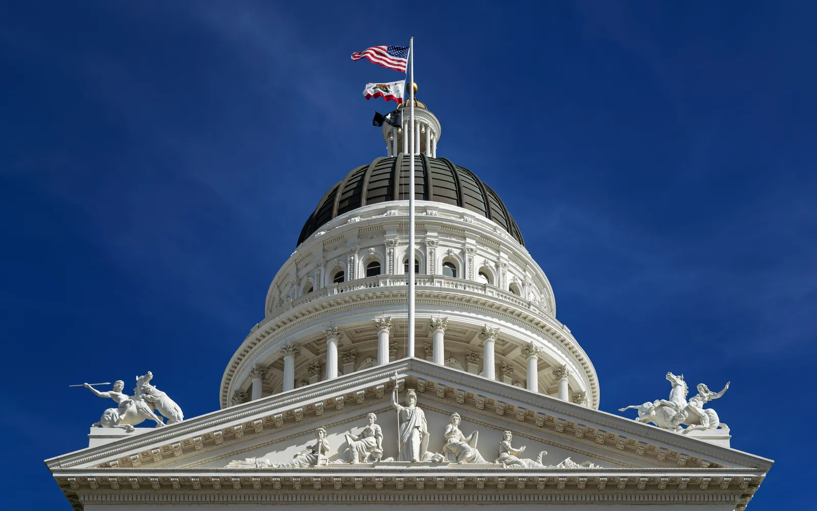 The California State Capitol in Sacramento.