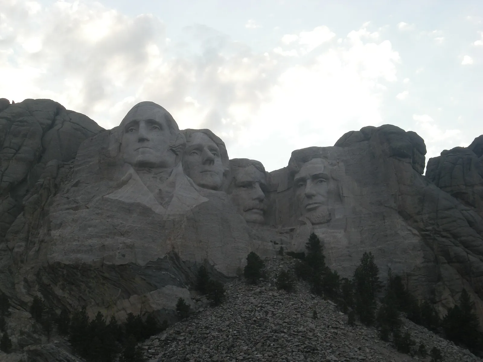 The Mount Rushmore National Memorial in South Dakota.