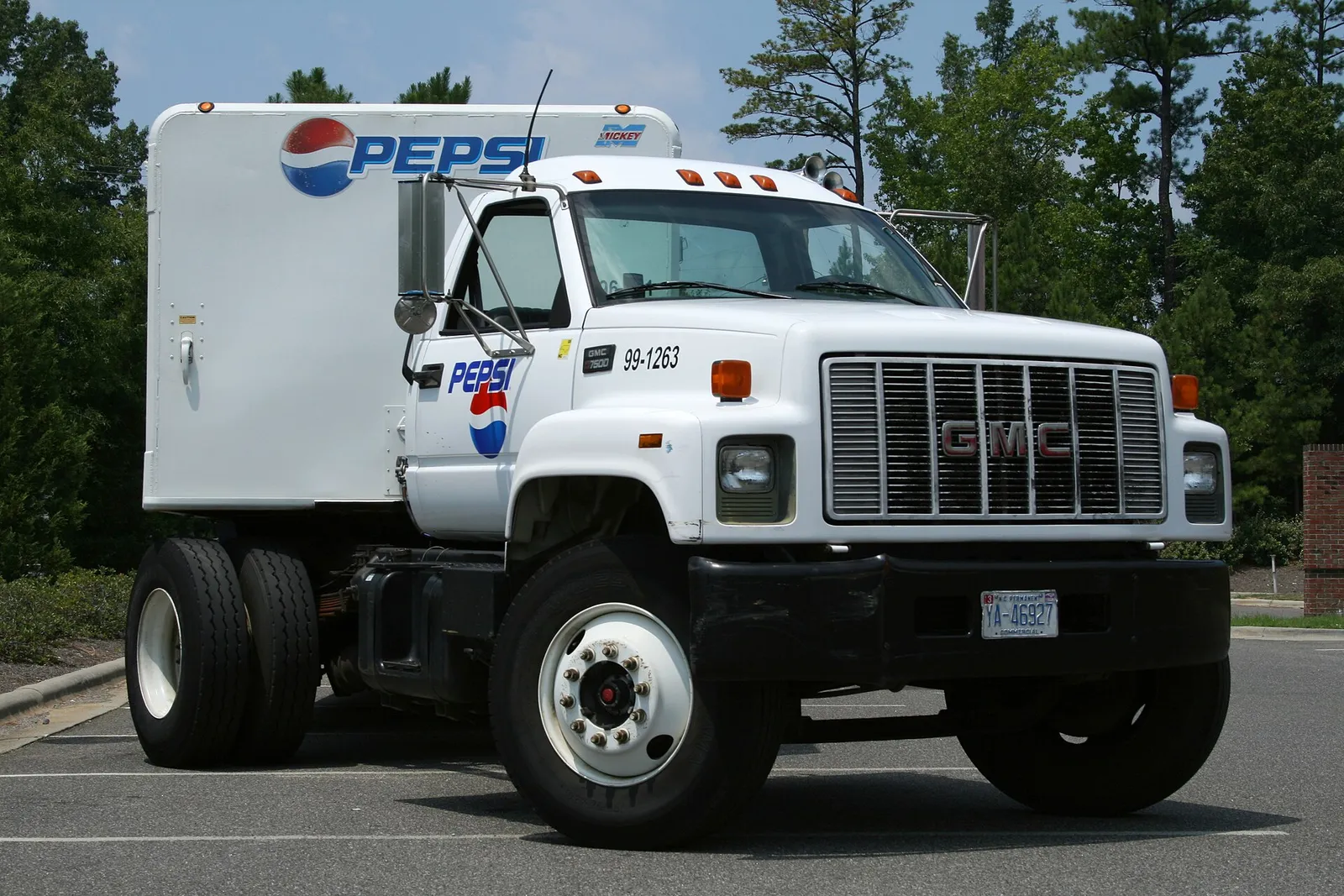 A Pepsi delivery truck (file photo).