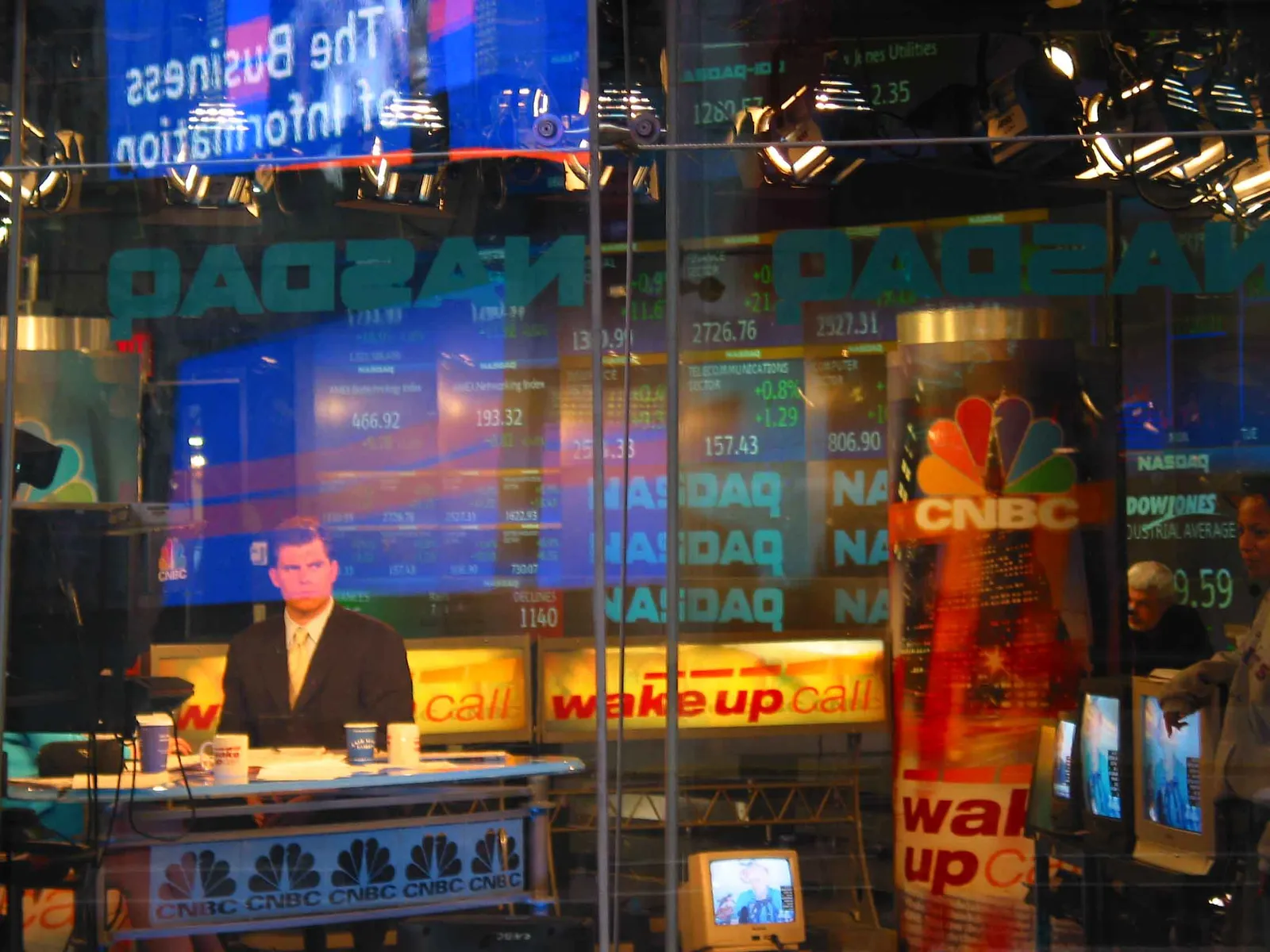 The Nasdaq MarketSite in Times Square.