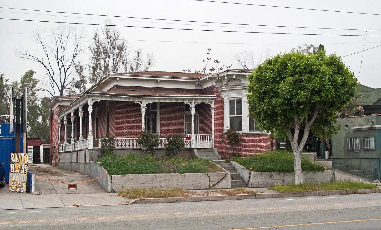 A street in Boyle Heights on the Eastside of Los Angeles