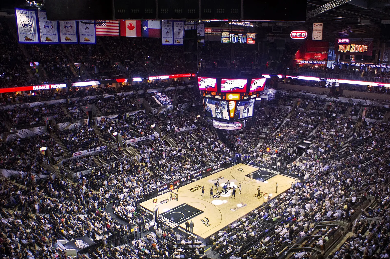 A San Antonio Spurs game at the AT&T Center (file photo).