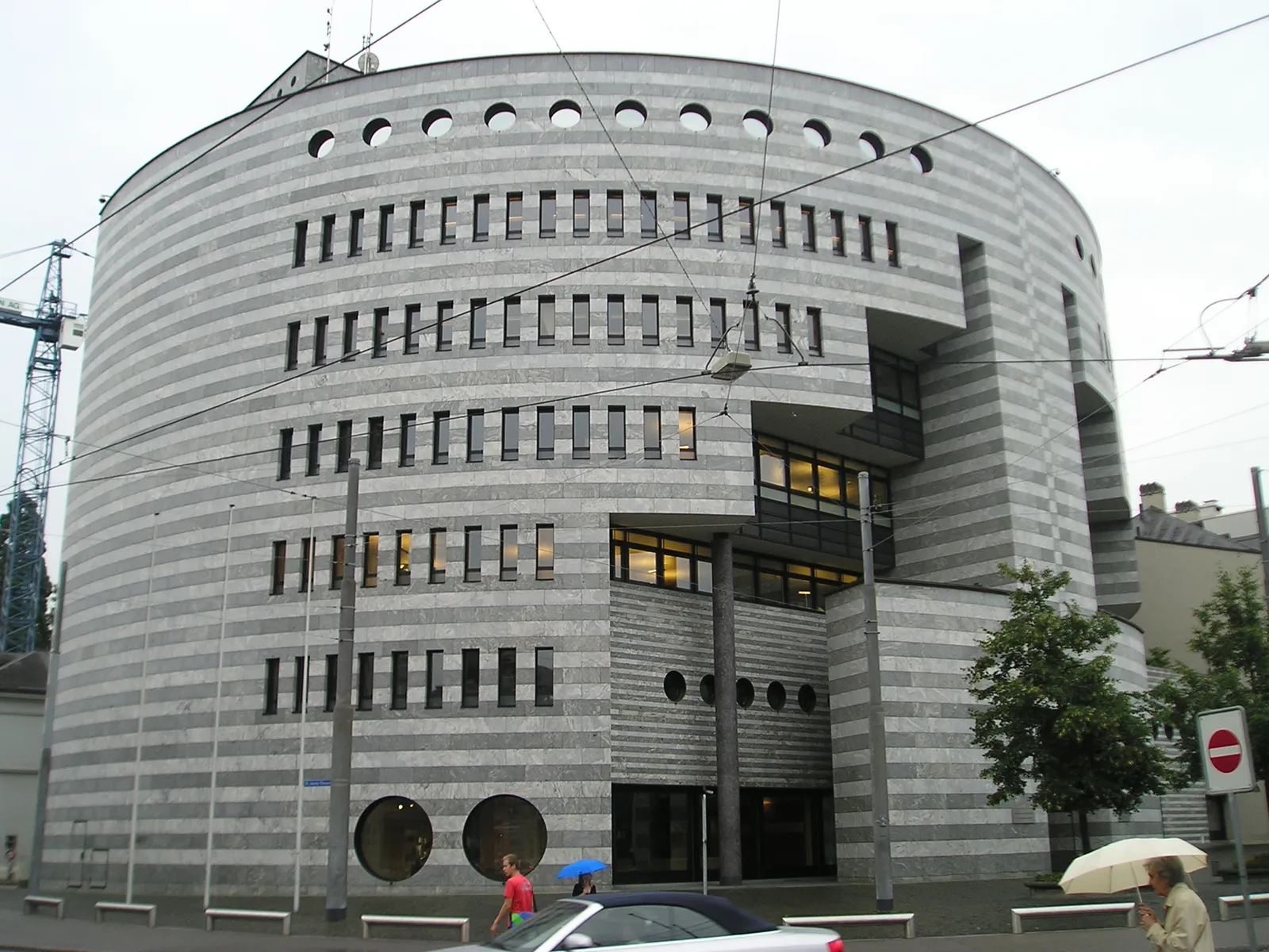 The Bank for International Settlements headquarters in Basel, Switzerland.