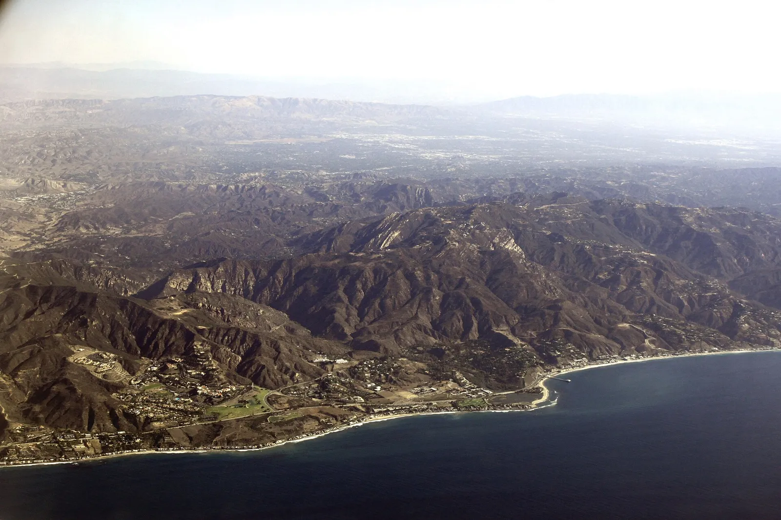 The Malibu coastline along Pacific Coast Highway