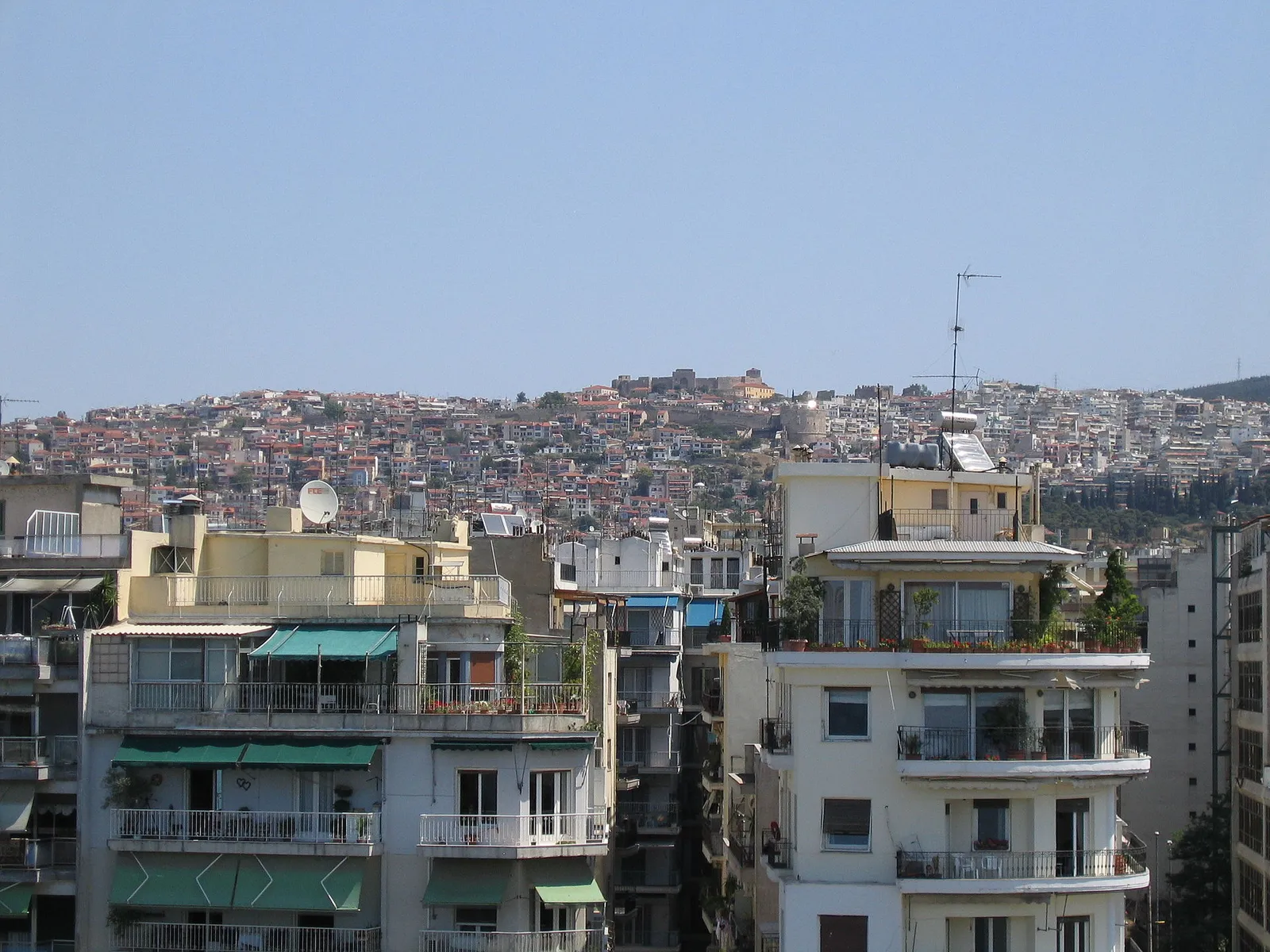 A view over Thessaloniki, Greece.