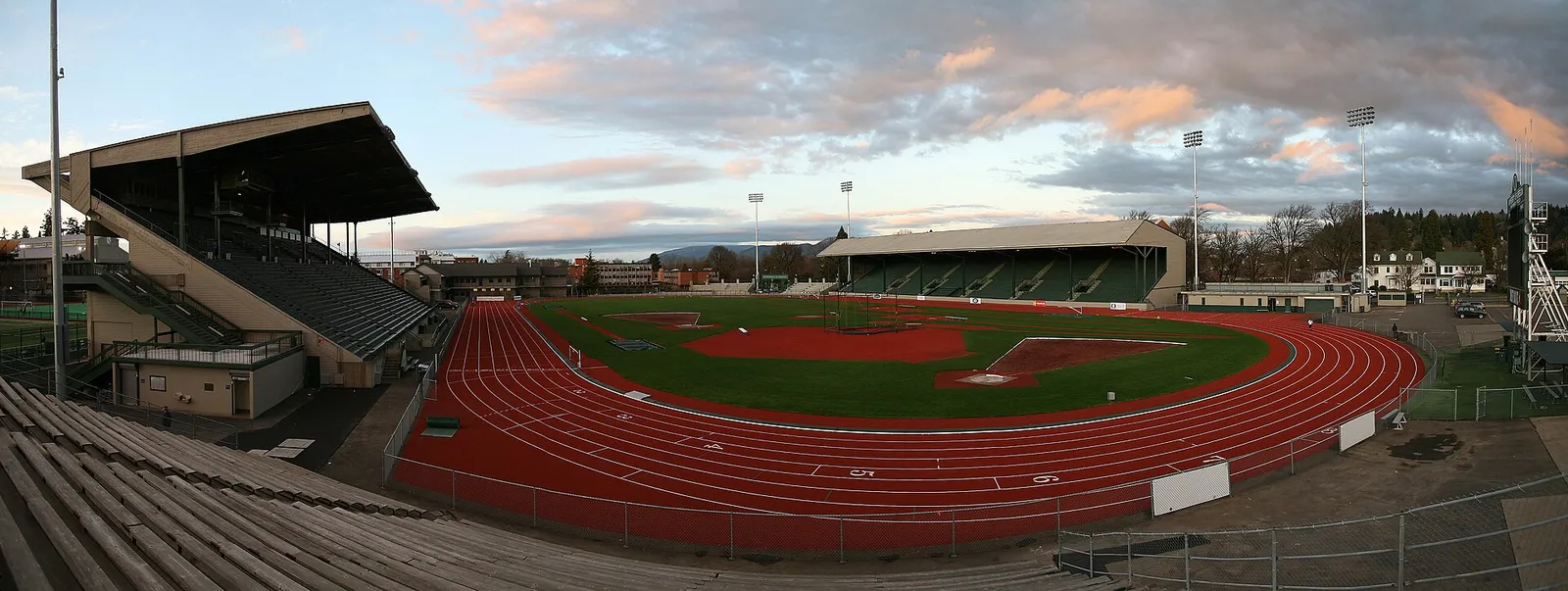 Hayward Field, the track stadium in Eugene, Oregon.