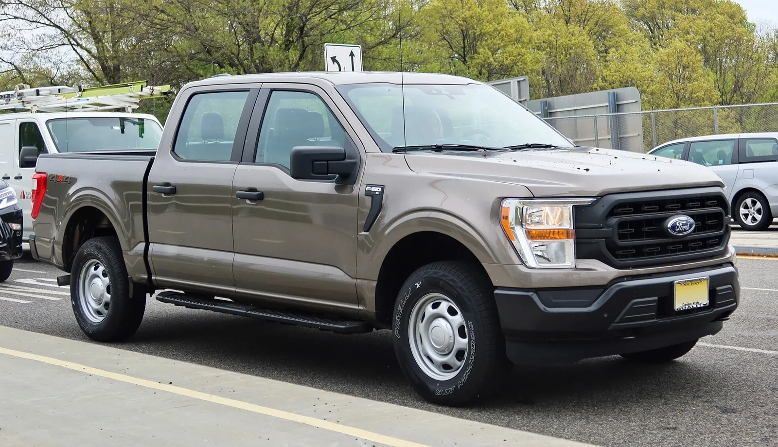 A Ford F-150 pickup truck.