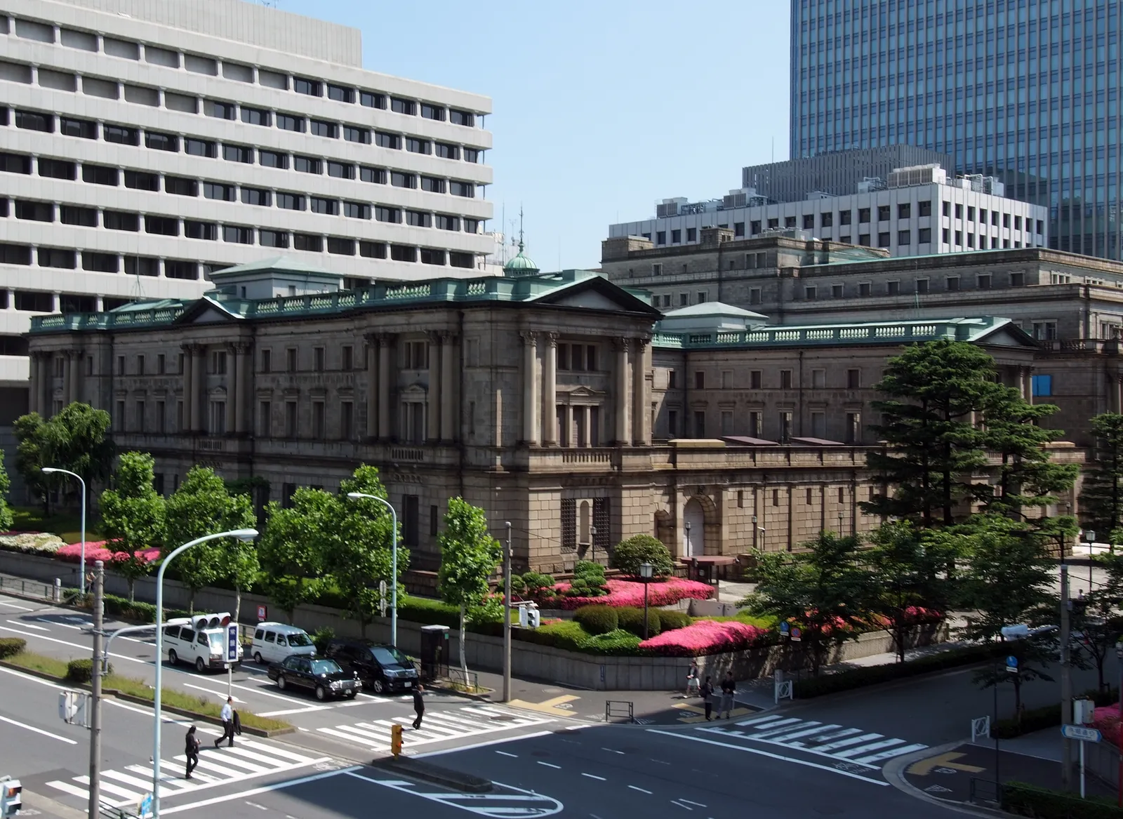 The Bank of Japan headquarters in Tokyo.