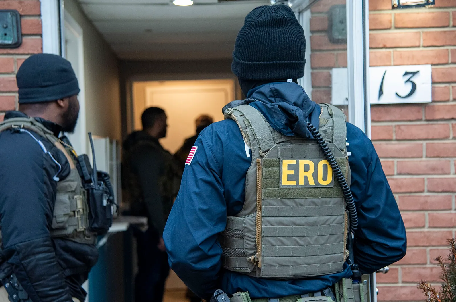 ICE Enforcement and Removal Operations officers