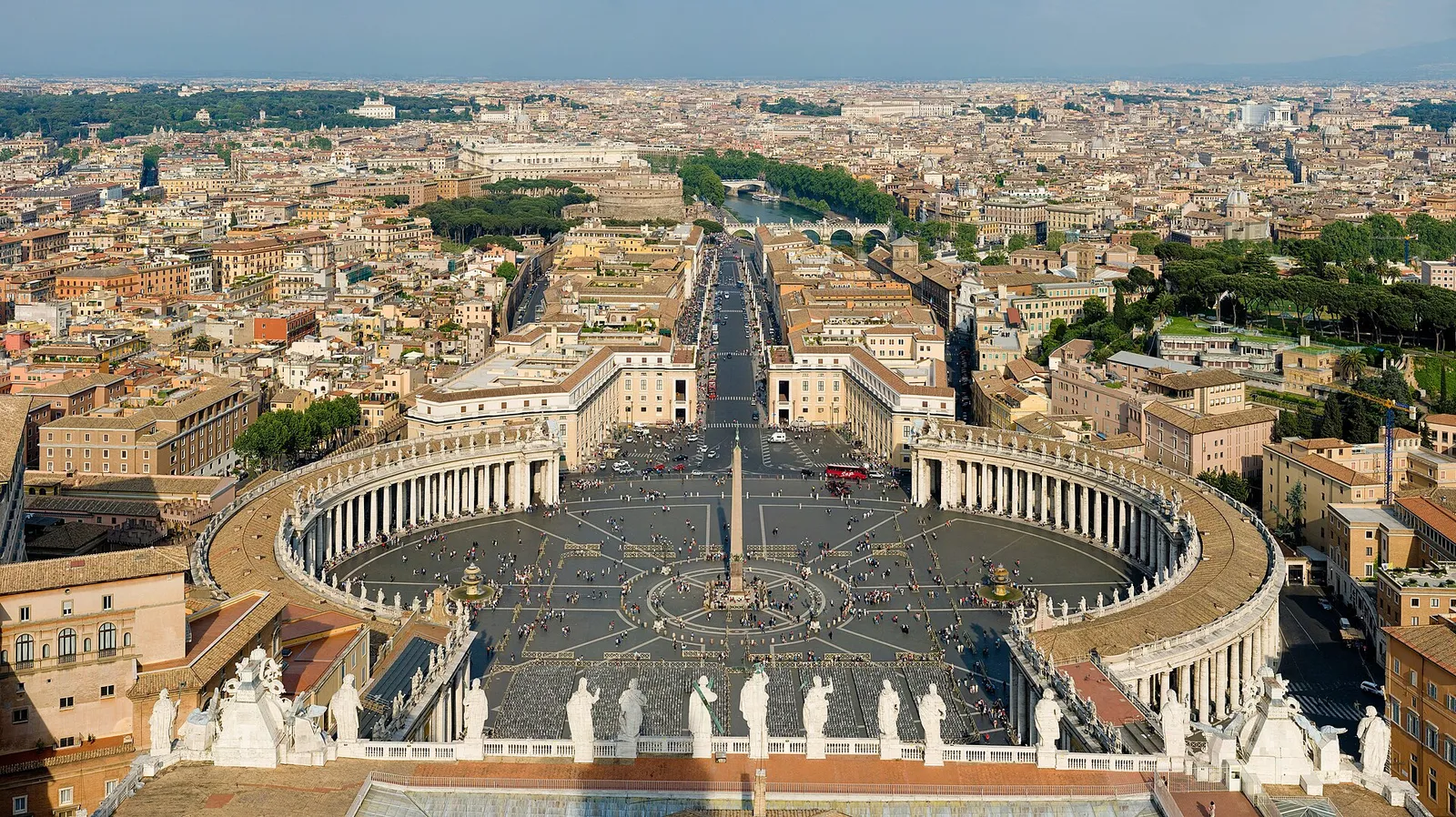 St. Peter's Square at the Vatican.