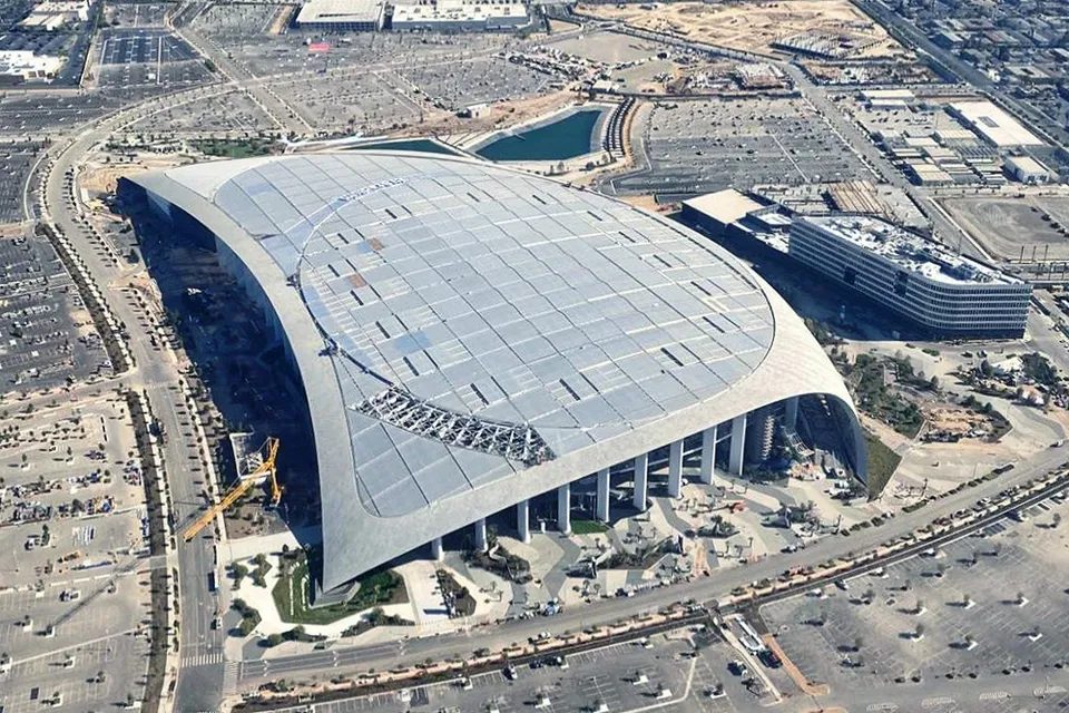 SoFi Stadium in Inglewood, a 2026 World Cup venue.