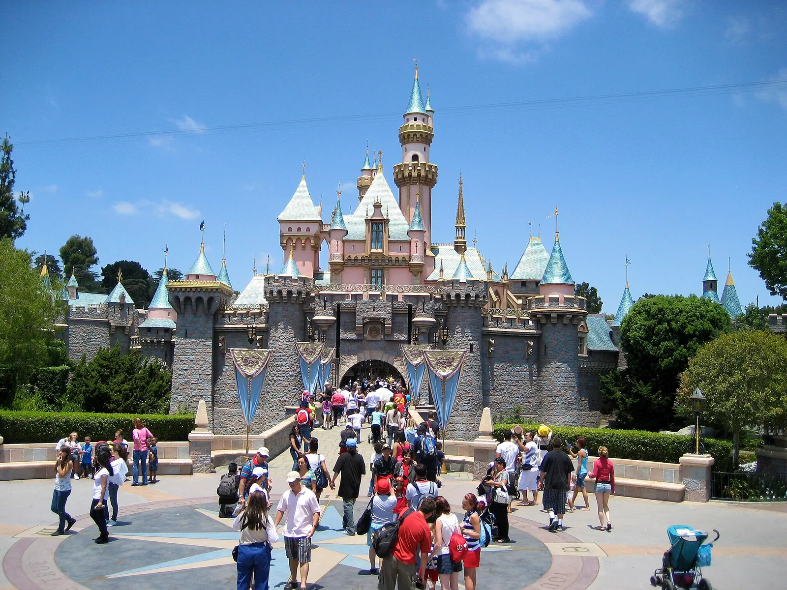 Sleeping Beauty Castle at Disneyland.