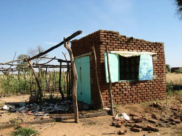 A building in Darfur, Sudan
