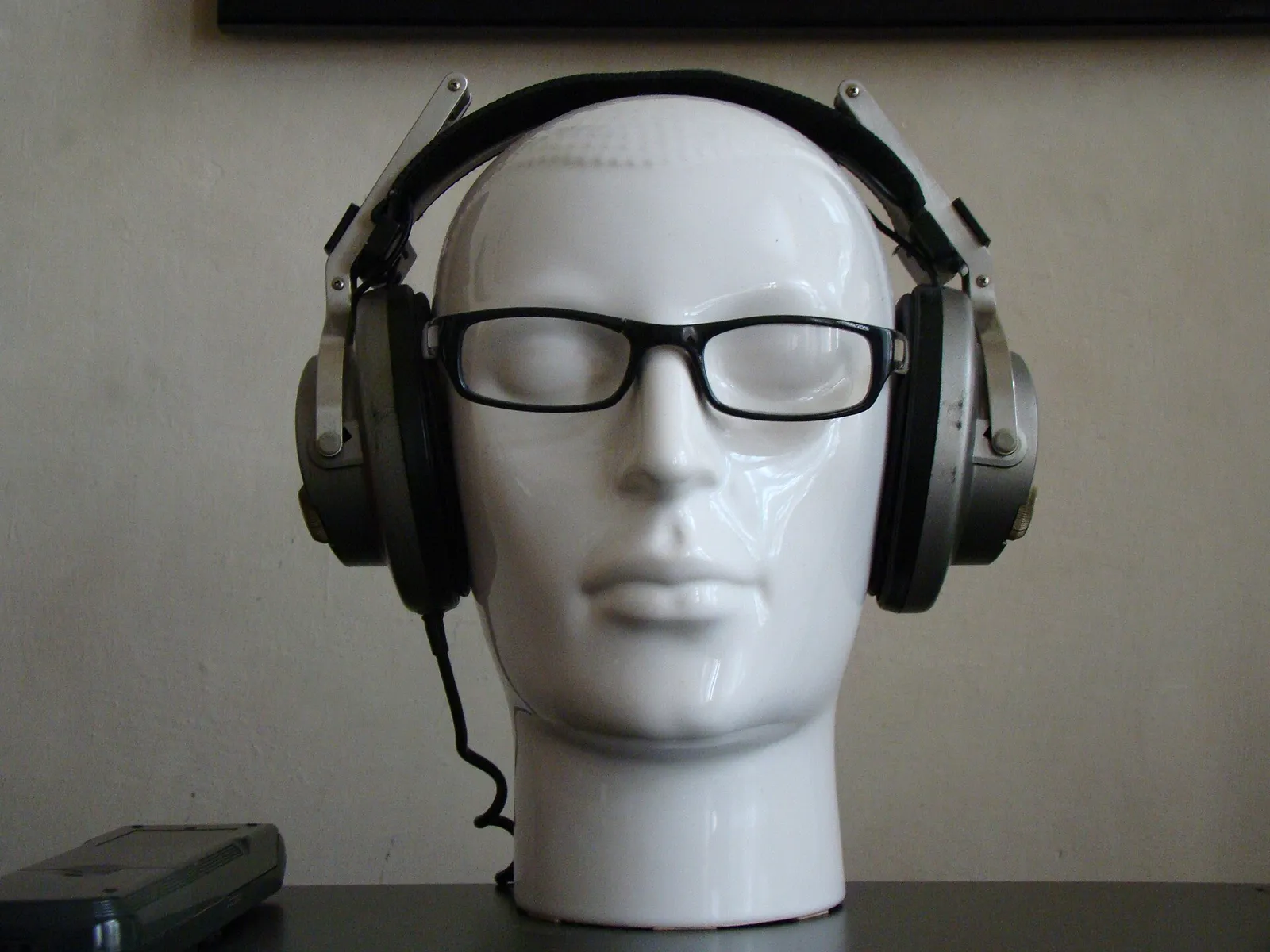 A pair of headphones.