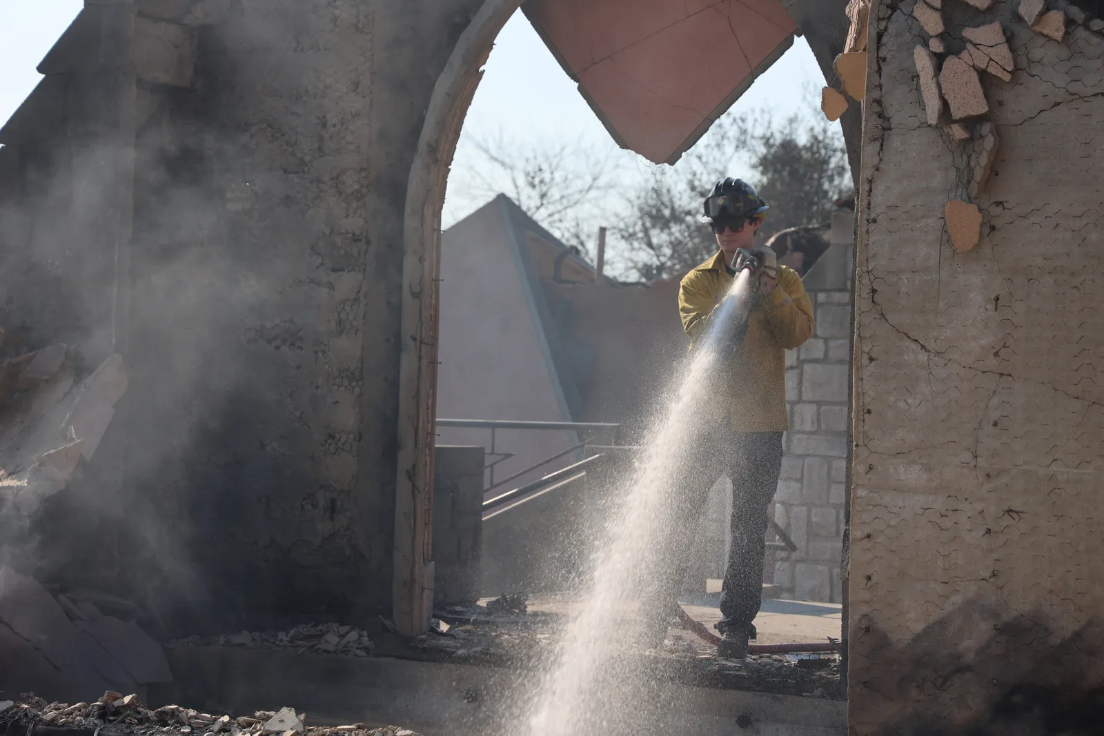 Aftermath of the January 2025 Eaton Fire.
