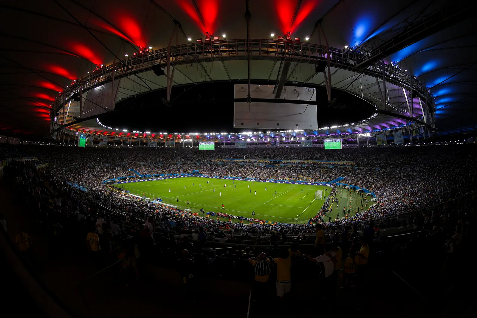 The 2014 World Cup final at the Maracana stadium in Rio de Janeiro