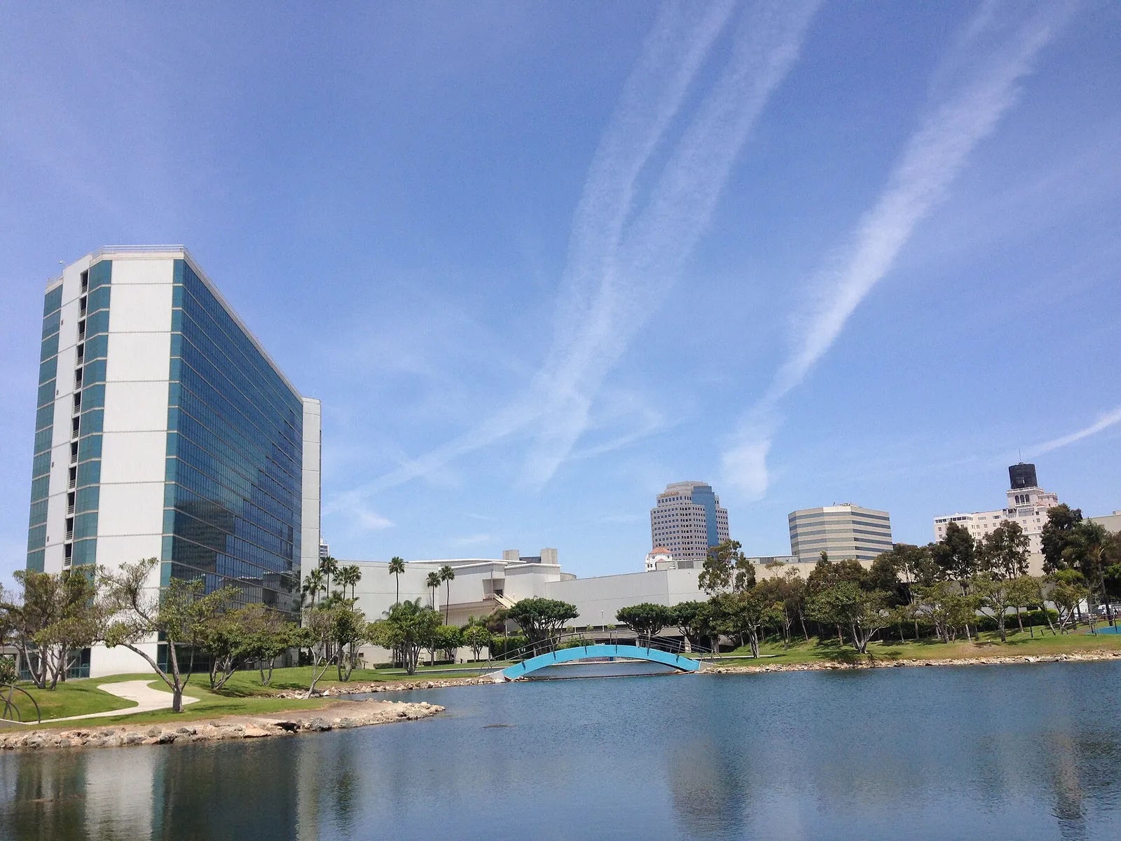 The waterfront in Long Beach, California