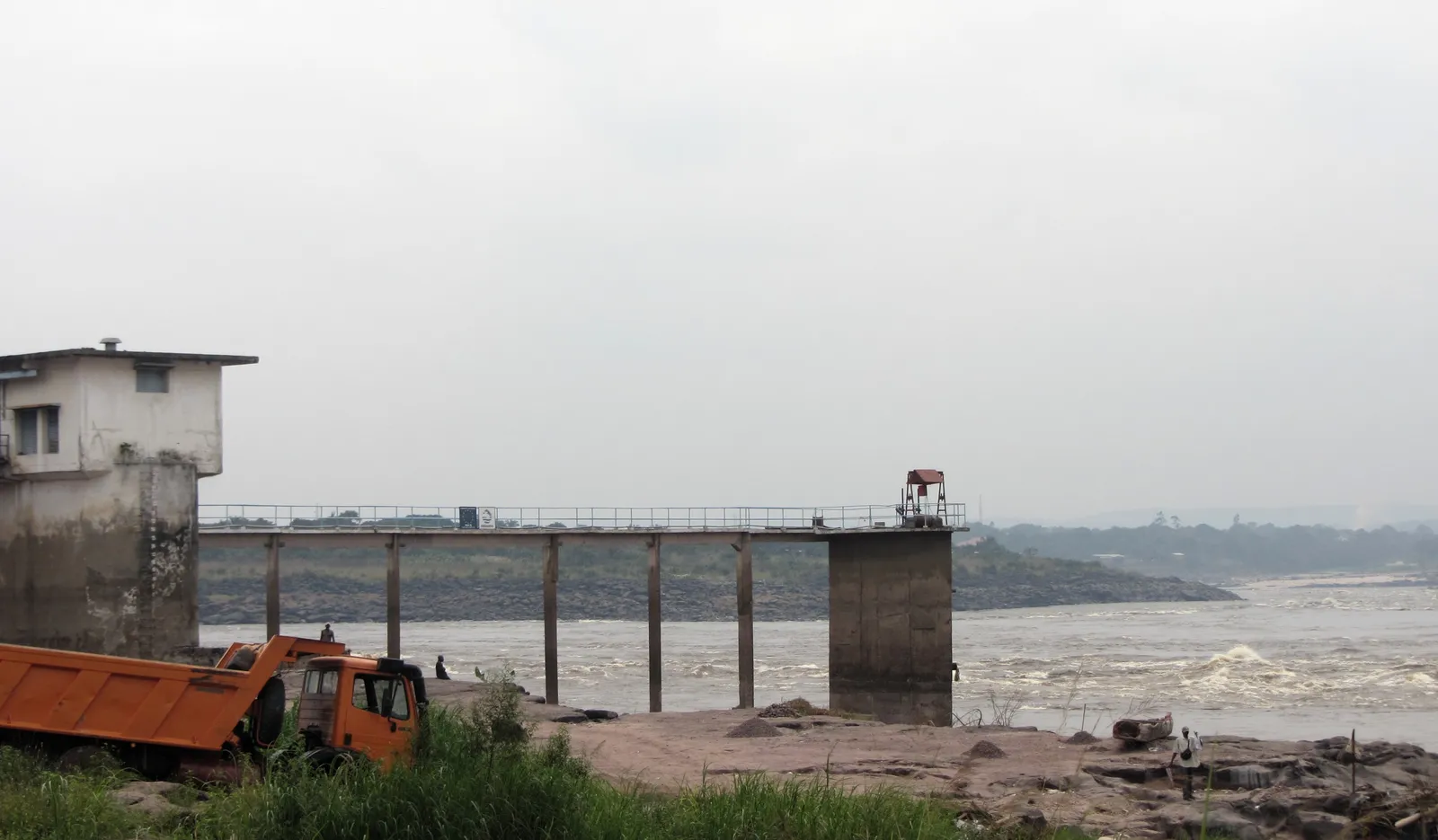 The Congo River at Kinshasa.