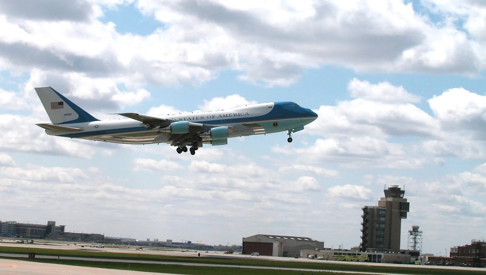 Air Force One, the presidential aircraft (file photo).