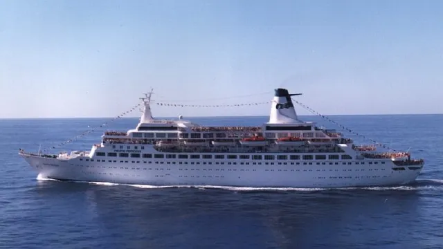 The Pacific Princess, the cruise ship featured in 'The Love Boat.'