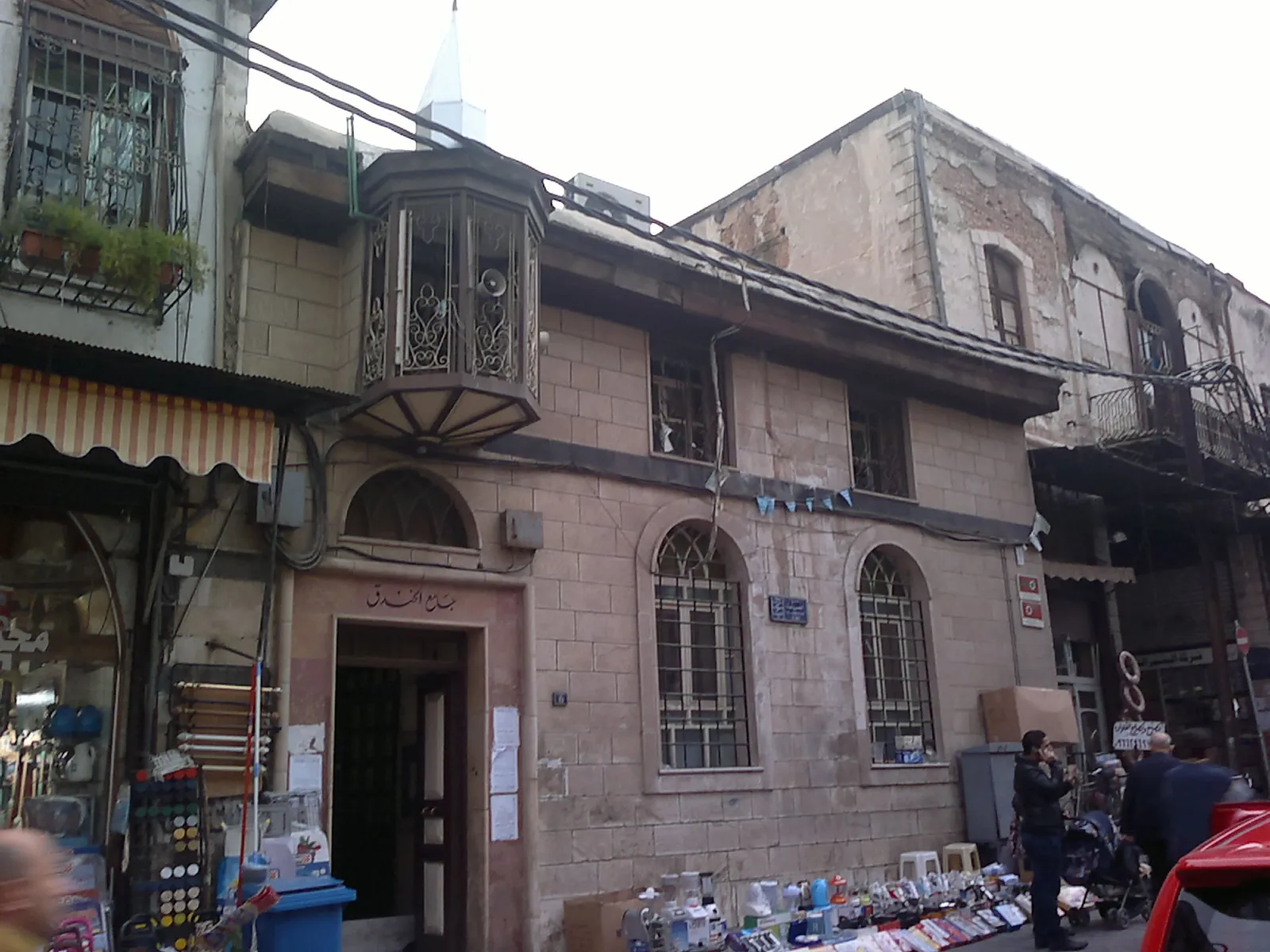 A street in the old city of Damascus, Syria.