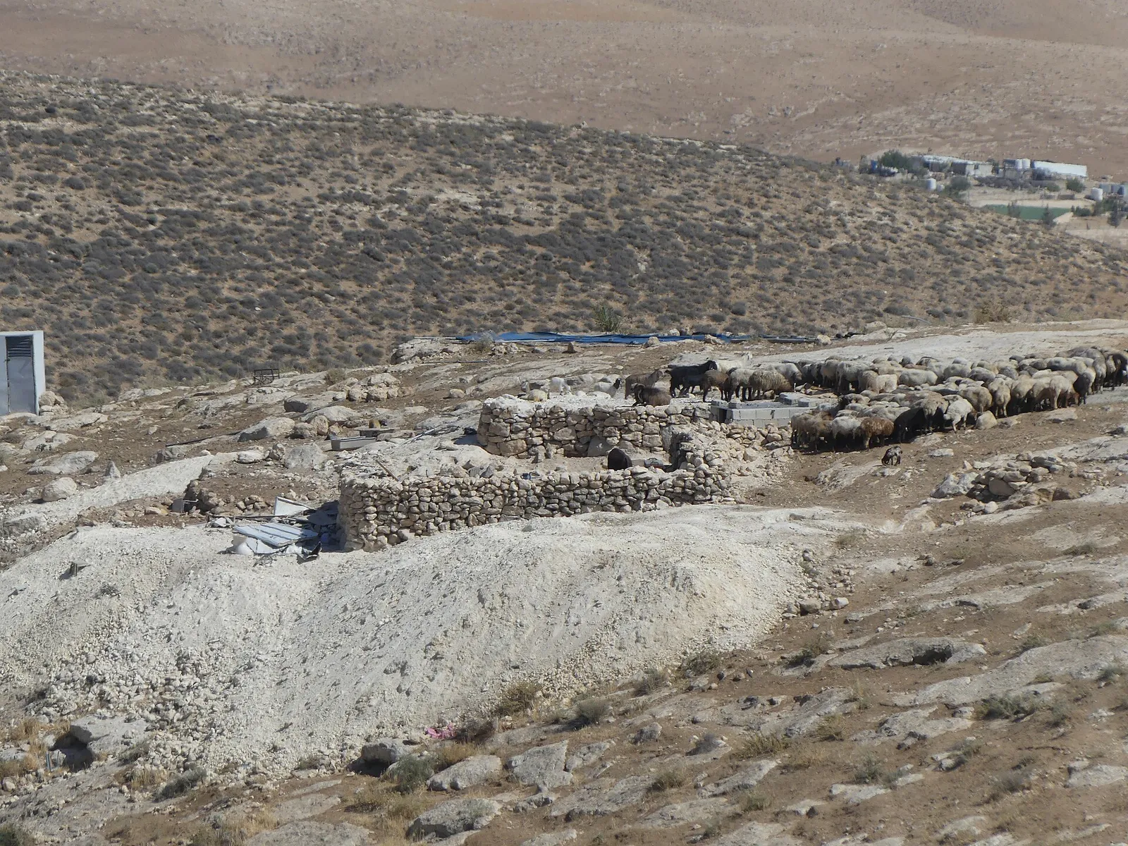 A Palestinian village in the South Hebron Hills of the West Bank (file photo).