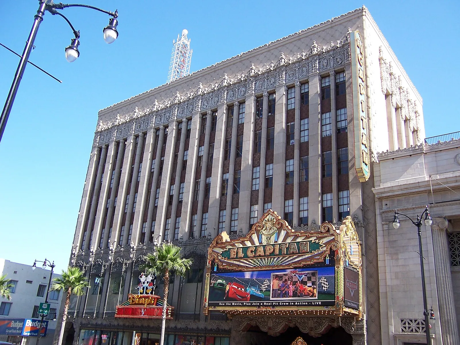 The El Capitan Theatre in Hollywood (file photo).