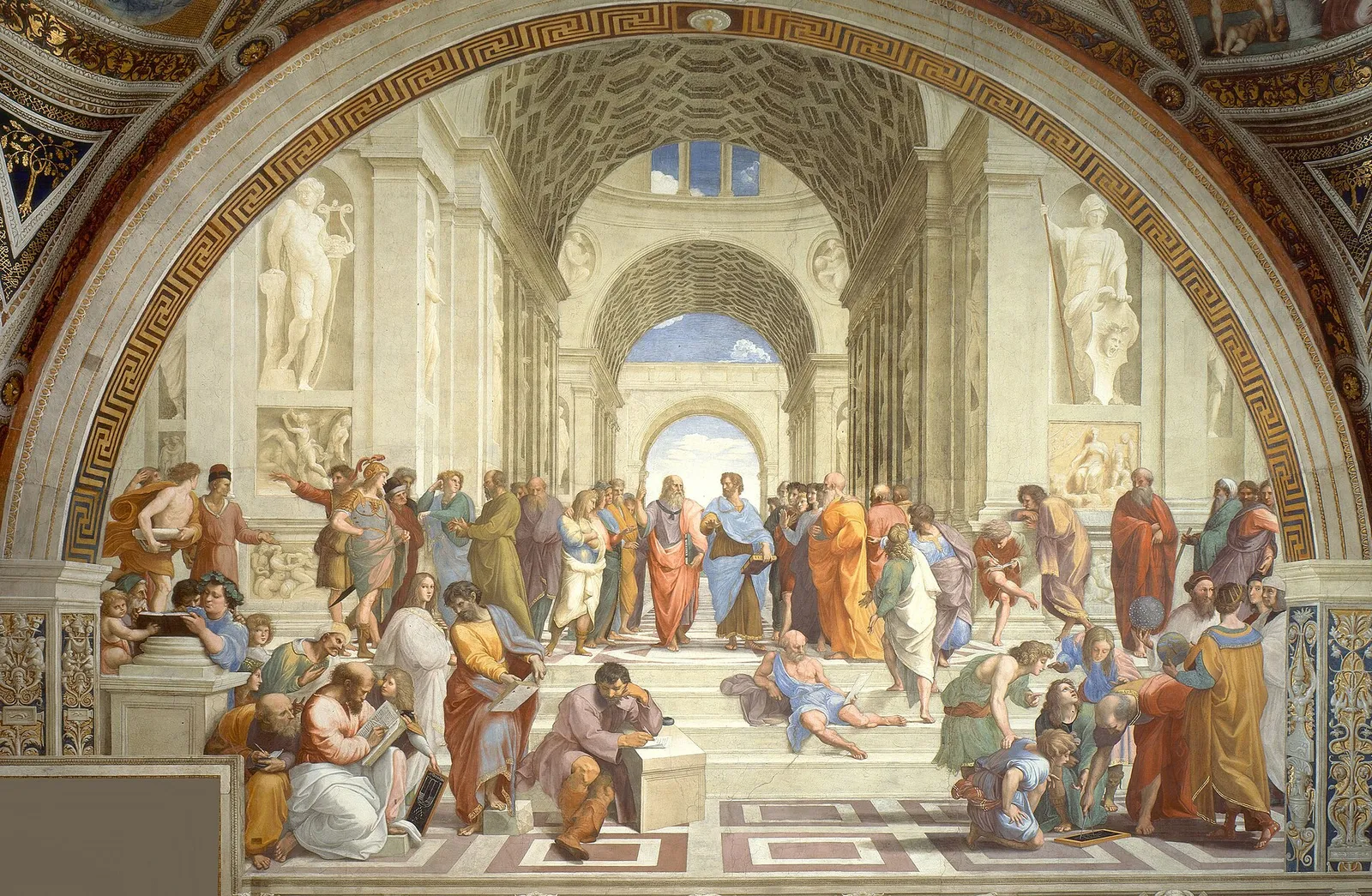 Raphael's fresco 'The School of Athens.'