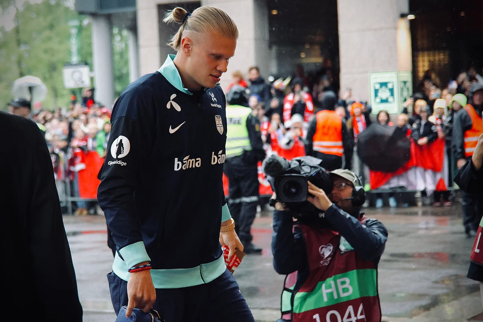 The Norway national soccer team during a 2025 match.
