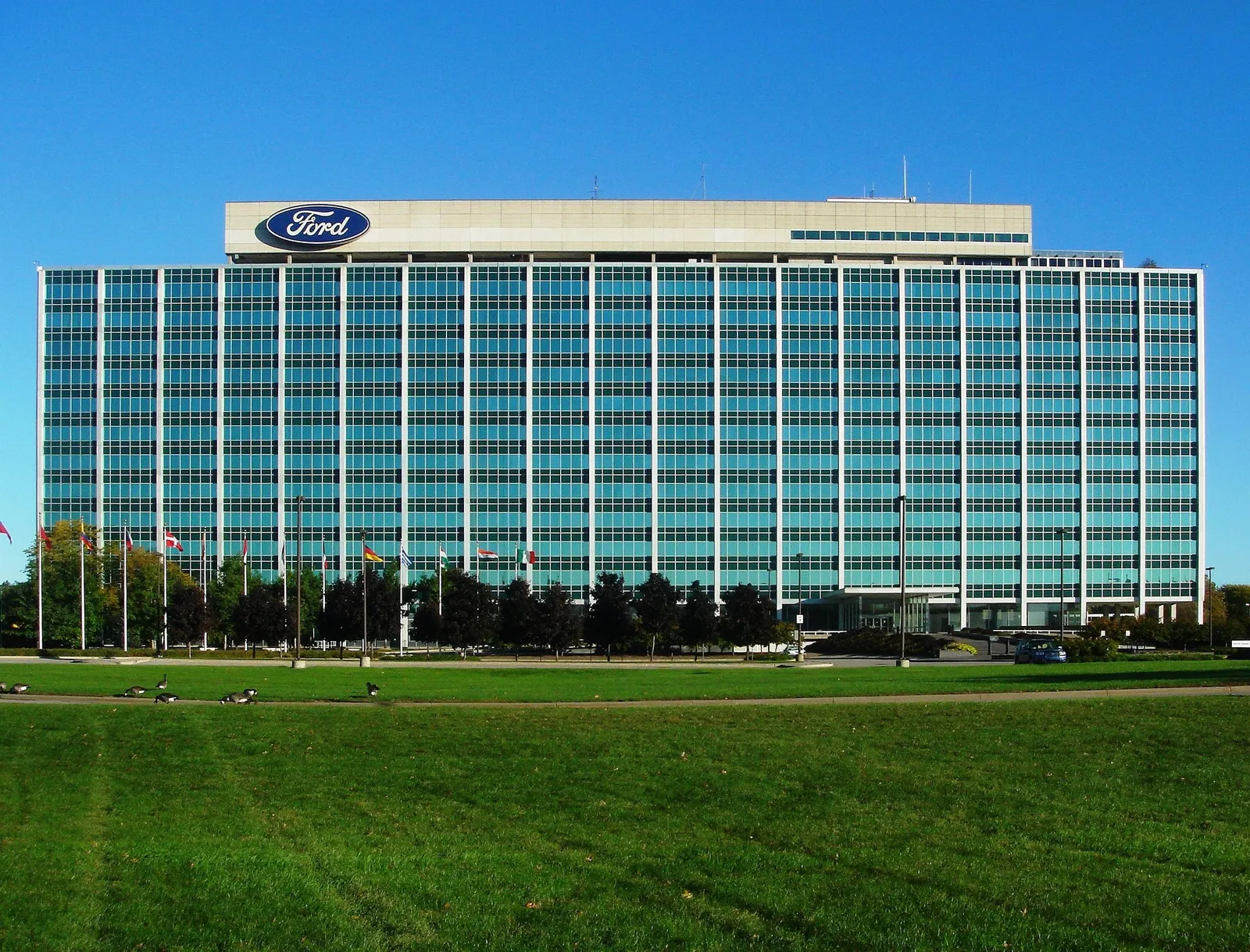 Ford's world headquarters in Dearborn, Michigan.