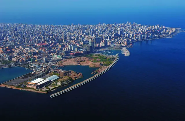 A view of Beirut, Lebanon.