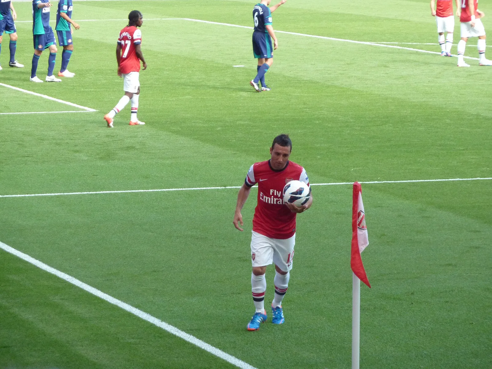 Santi Cazorla during his time with Arsenal.