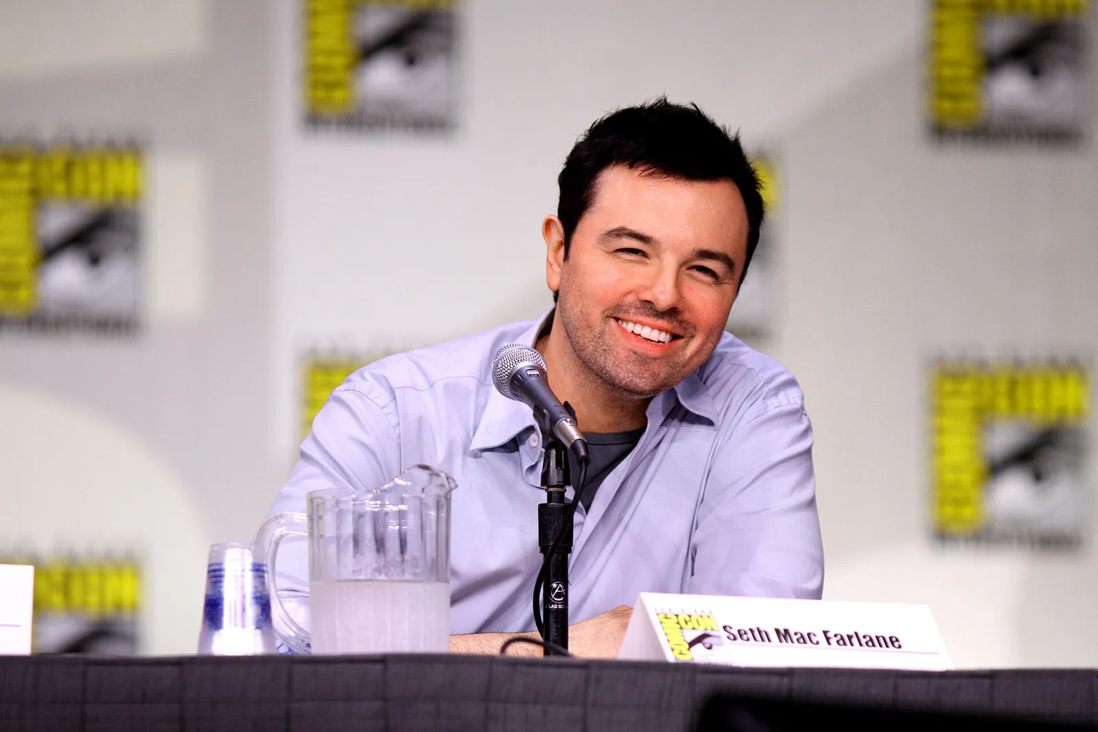 Seth MacFarlane, the creator of Family Guy and the voice of Stewie Griffin