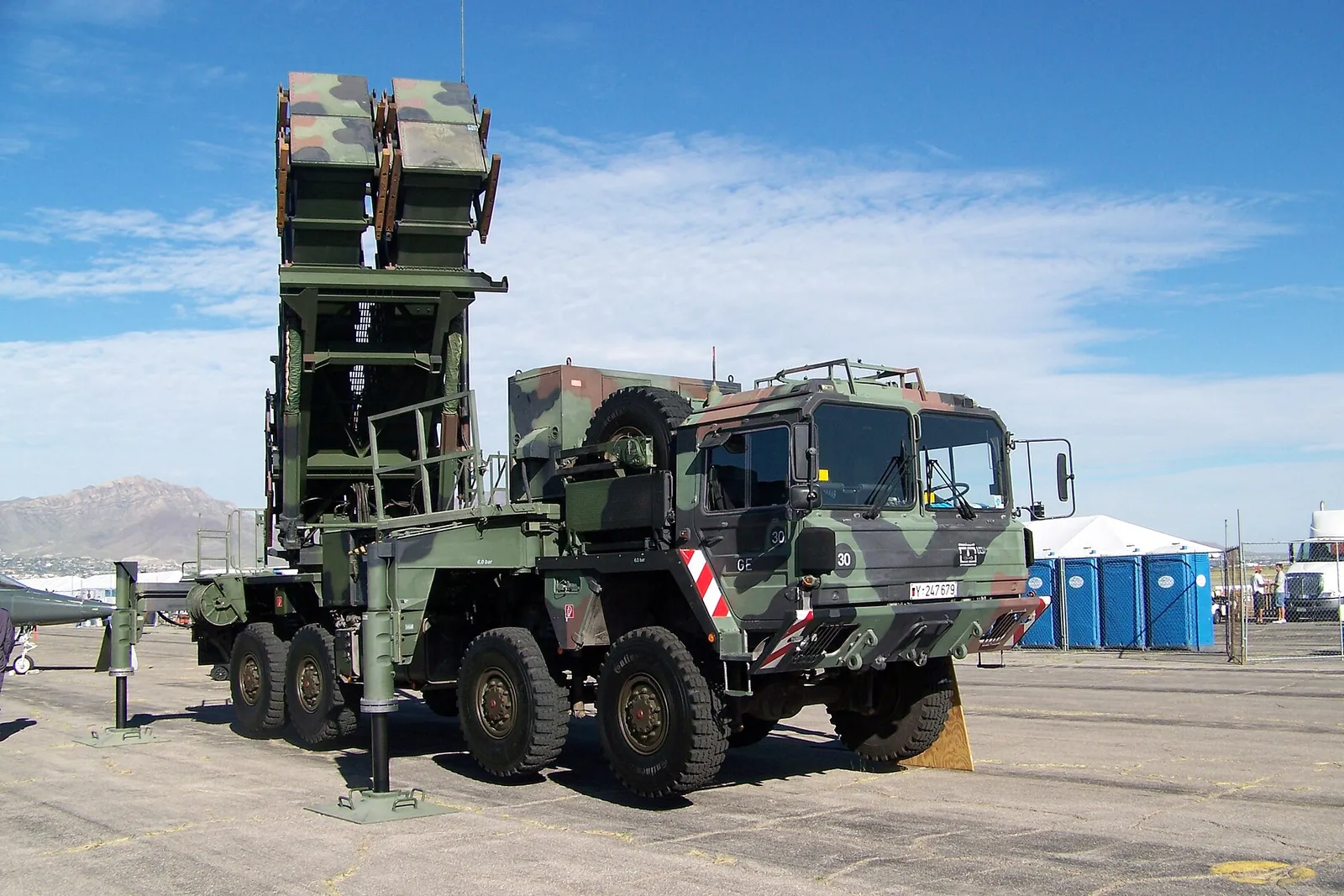 A Patriot air-defense missile launcher (file photo).