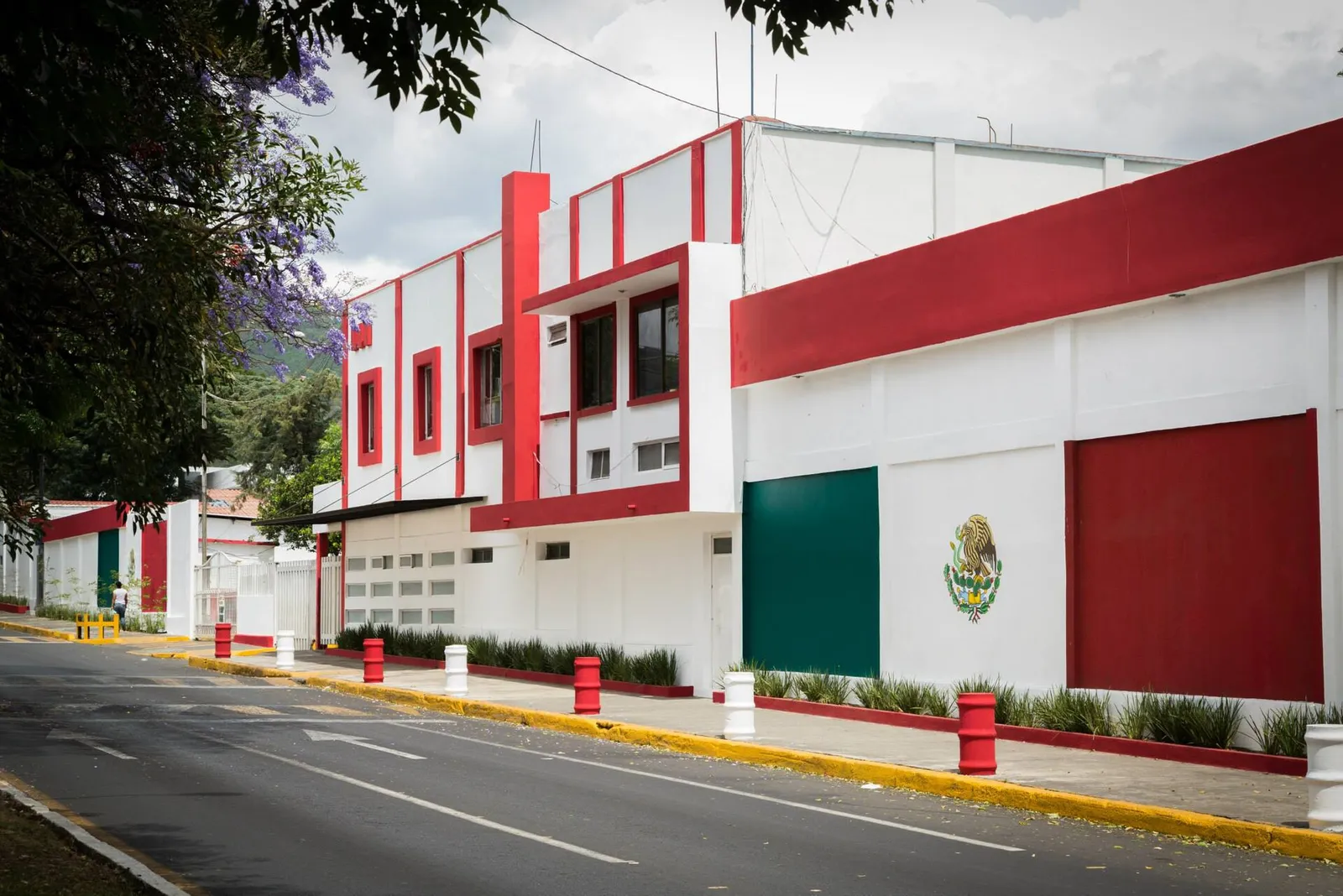 The municipal palace in Uruapan, Michoacan, the city Carlos Manzo governed