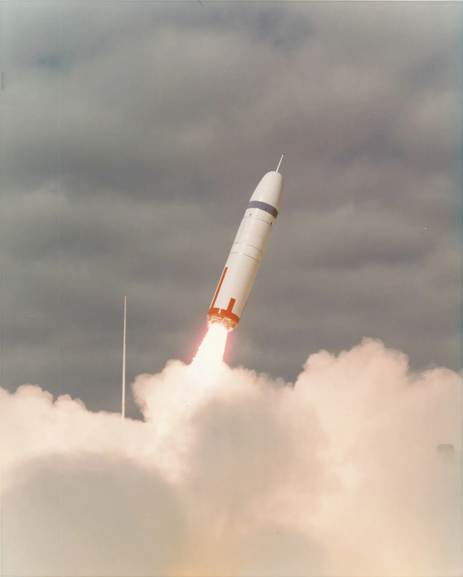 A submarine-launched ballistic missile at liftoff (file photo).