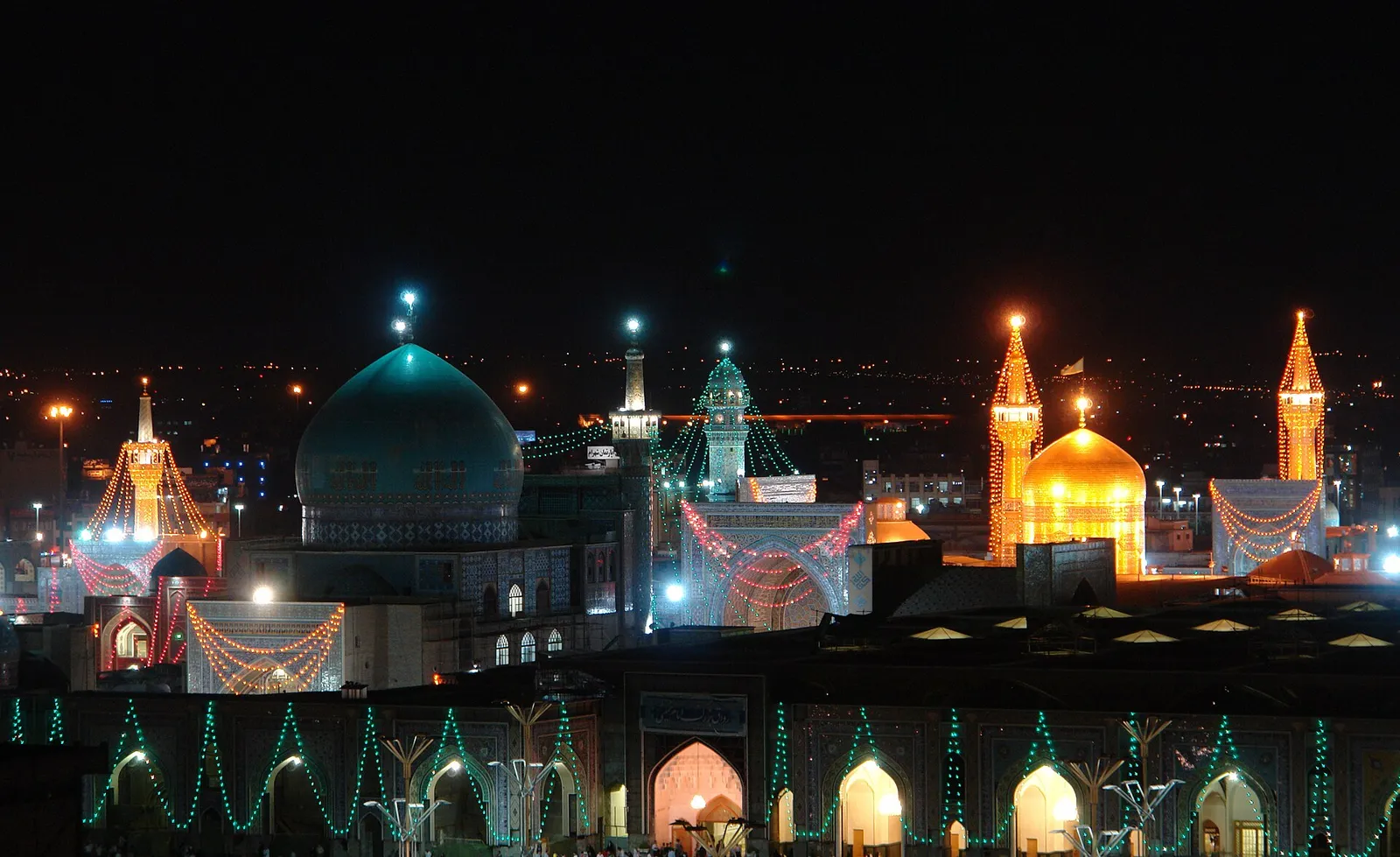 The Imam Reza shrine in Mashhad, Iran, where Ayatollah Ali Khamenei is to be buried.