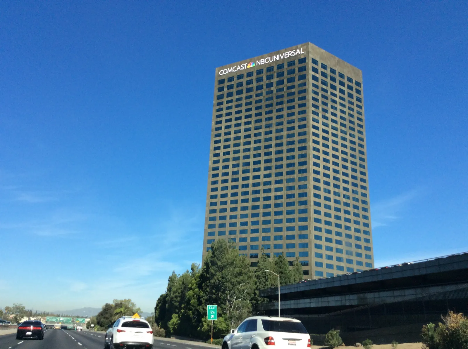 The NBCUniversal headquarters in Universal City, near Los Angeles.