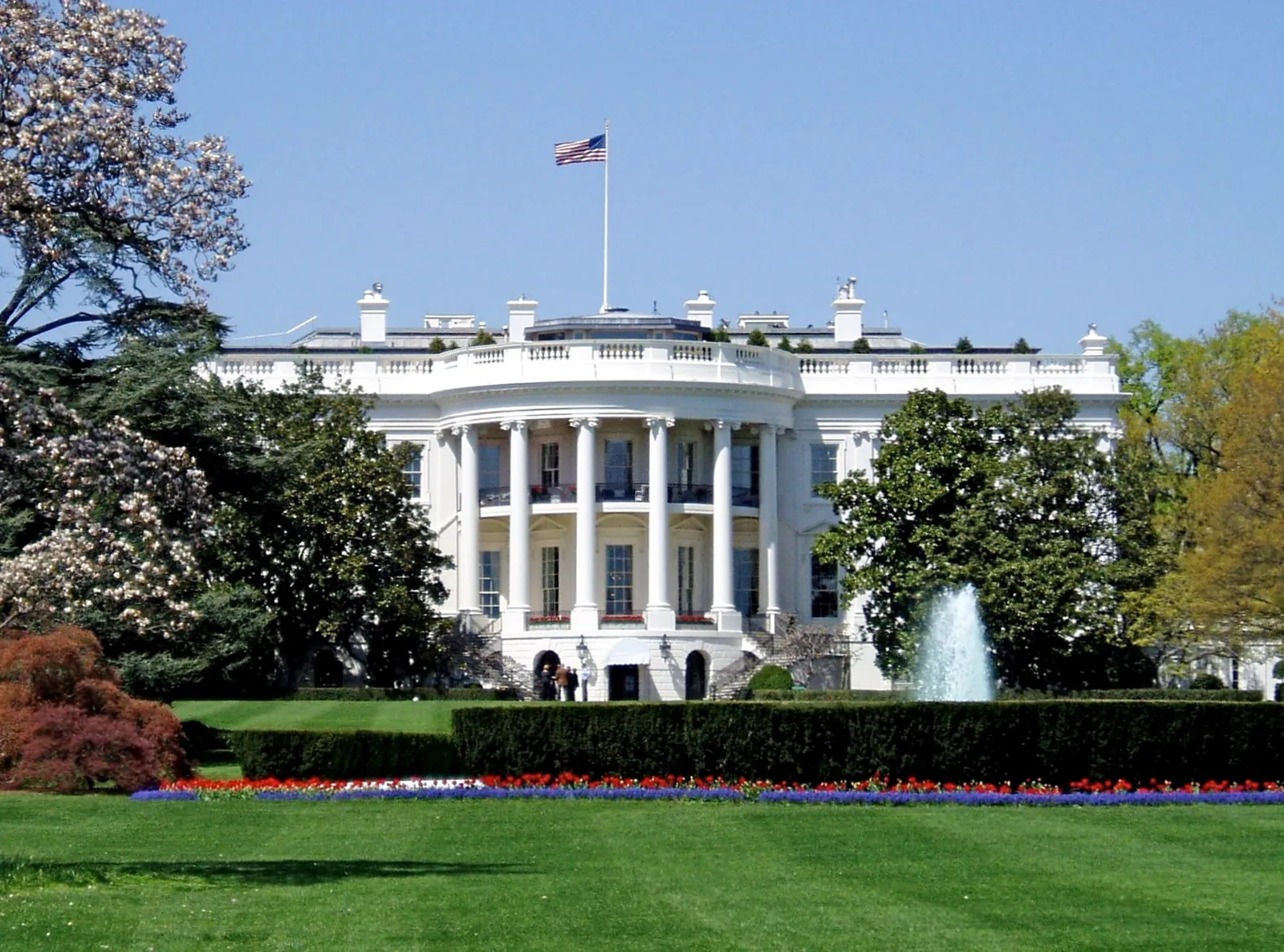 The South Facade of the White House.